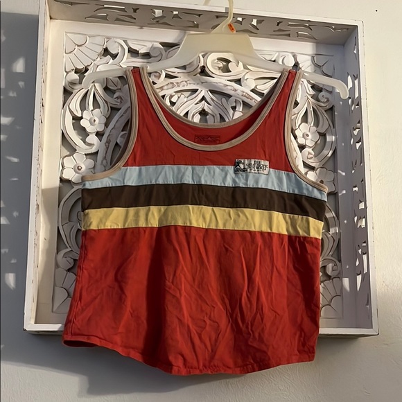 Patagonia boxy fit tank top with patch, XS - Picture 1 of 4